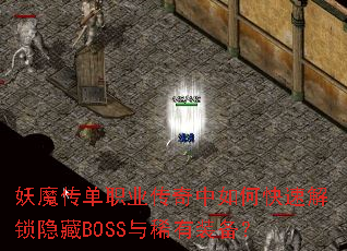 ��ħ����ְҵ��������ο��ٽ�������BOSS��ϡ��װ����