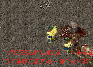 ������Ϸ��ʦ����ѡ�񣺵��幥����Ⱥ�幥����ʵս���ĸ�����Ч��