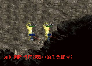 ���ɾ��������Ϸ�еĽ�ɫ�˺ţ�