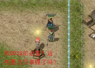 ˢBOSSǰ�ؿ�����ЩҪ������������