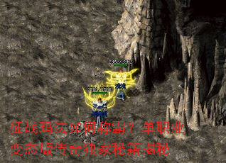 征战玛法如何称霸?单职业变态版传奇独家秘籍揭秘 征战玛法如何称霸?单职业变态版传奇独家秘籍揭秘