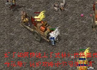 新手如何快速上手武林外传热血传奇私服?这份攻略带你闯荡江湖 新手如何快速上手武林外传热血传奇私服?这份攻略带你闯荡江湖