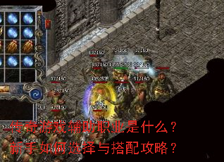 传奇游戏辅助职业是什么?新手如何选择与搭配攻略? 传奇游戏辅助职业是什么?新手如何选择与搭配攻略?