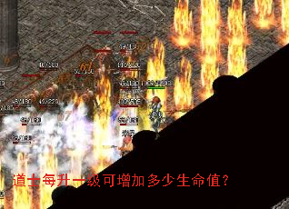 道士每升一级可增加多少生命值? 道士每升一级可增加多少生命值?