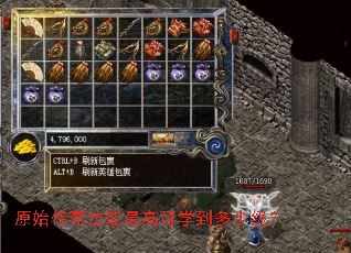 原始传奇技能最高可学到多少级? 原始传奇技能最高可学到多少级?