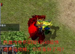 热血传奇怀旧版1到40级快速升级攻略,你准备好了吗? 热血传奇怀旧版1到40级快速升级攻略,你准备好了吗?