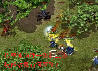 传奇冰咆哮一级和二级技能效果有何区别? 传奇冰咆哮一级和二级技能效果有何区别?