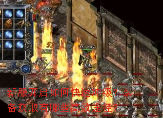 新服开启如何快速冲级?装备获取有哪些高效途径? 新服开启如何快速冲级?装备获取有哪些高效途径?