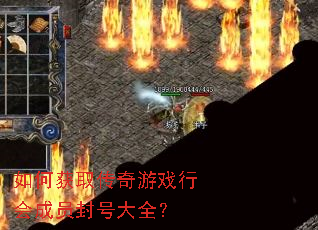 如何获取传奇游戏行会成员封号大全? 如何获取传奇游戏行会成员封号大全?